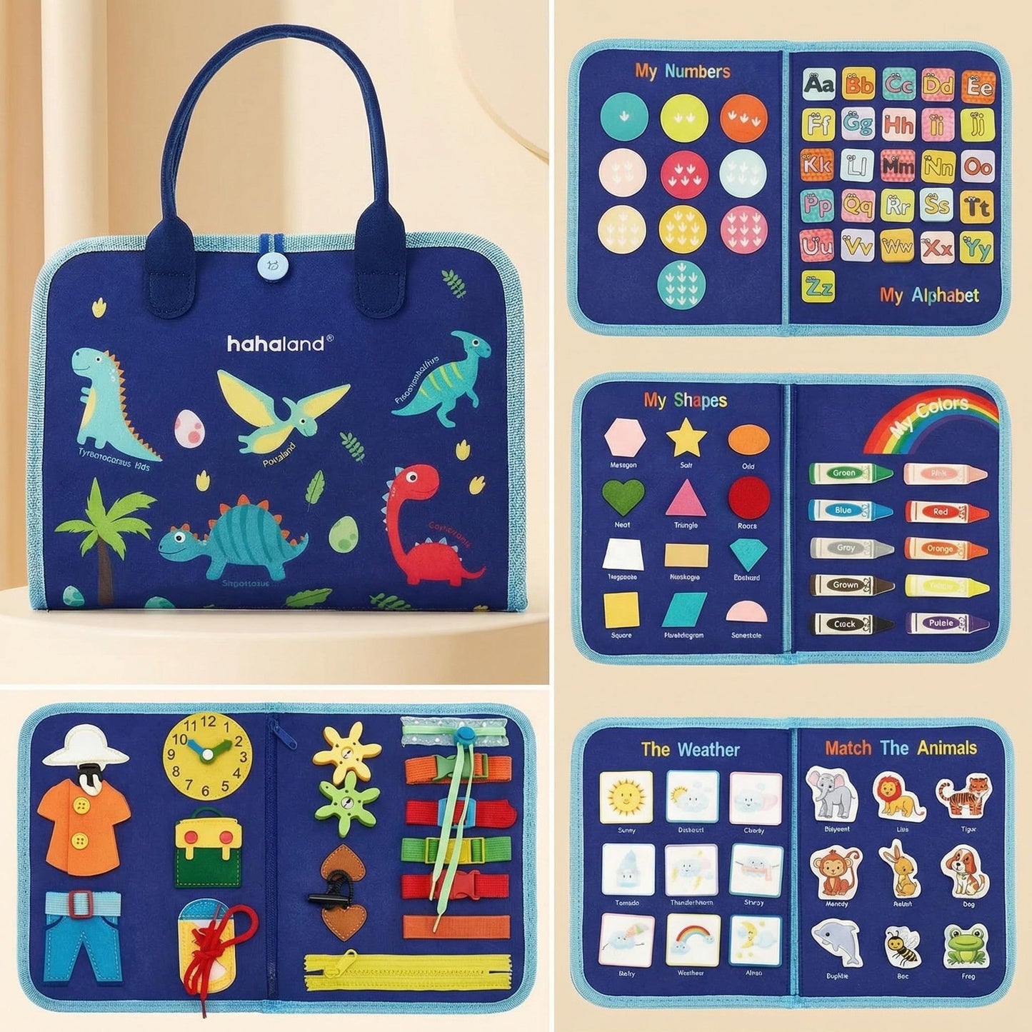 POKOZA™ Montessori Busy Board
