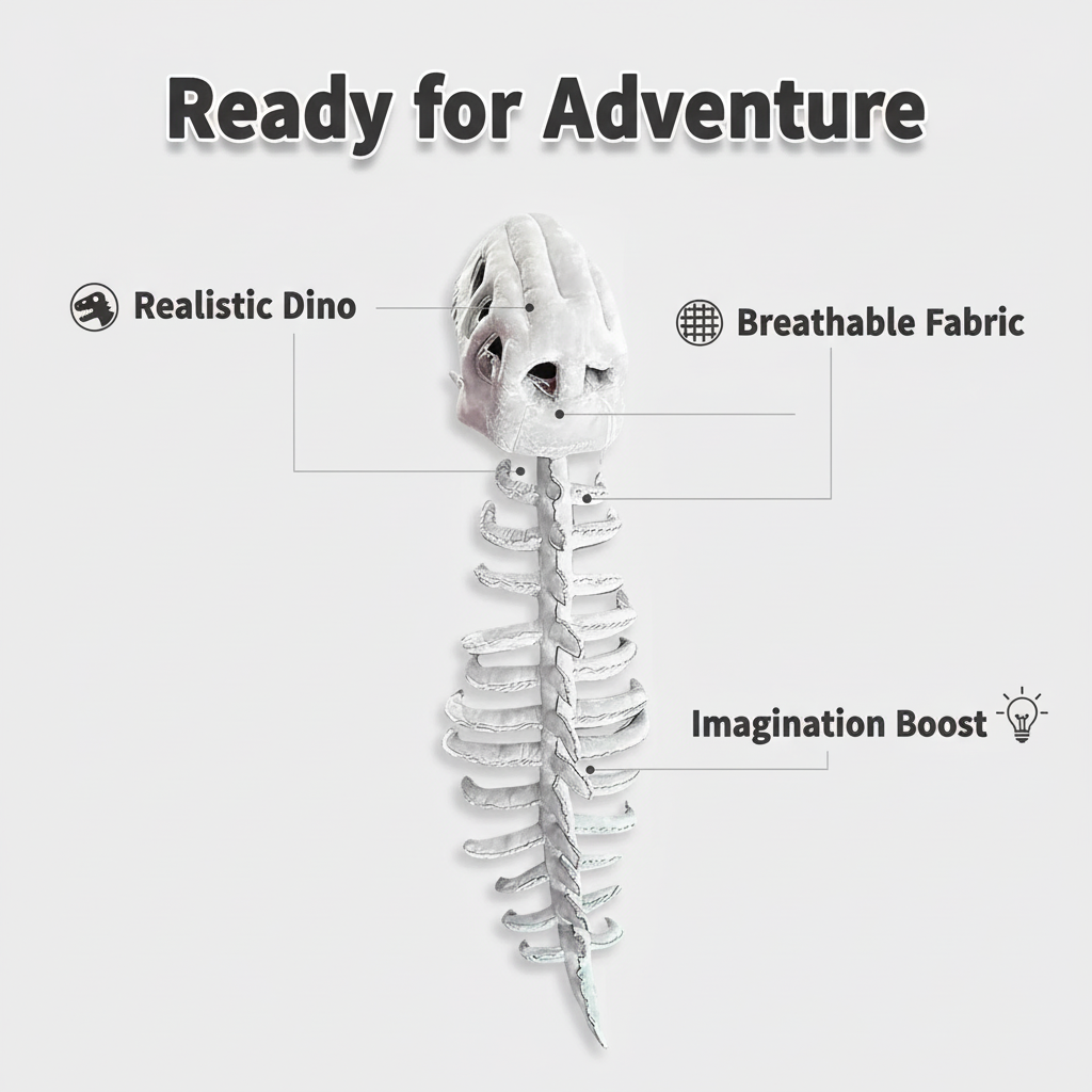 SpineSaurus™ Dino Skeleton Plush Outfit