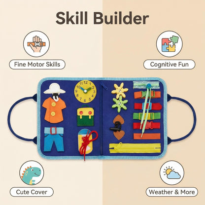 POKOZA™ Montessori Busy Board