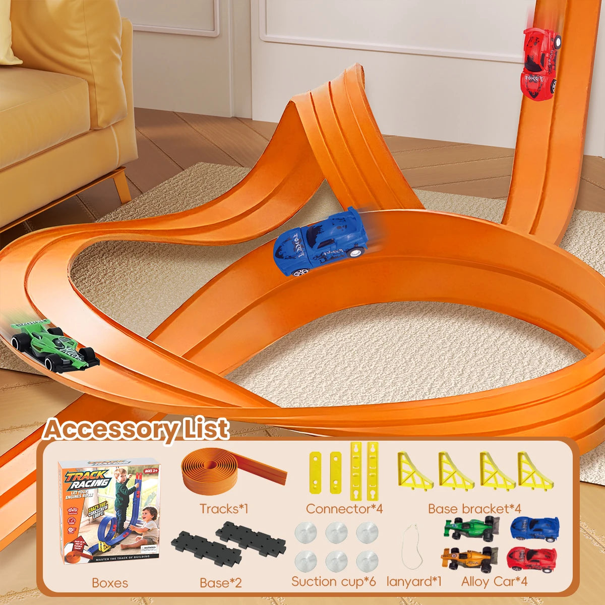 SkyRace™ Anti-Gravity Magnetic Race Track Set
